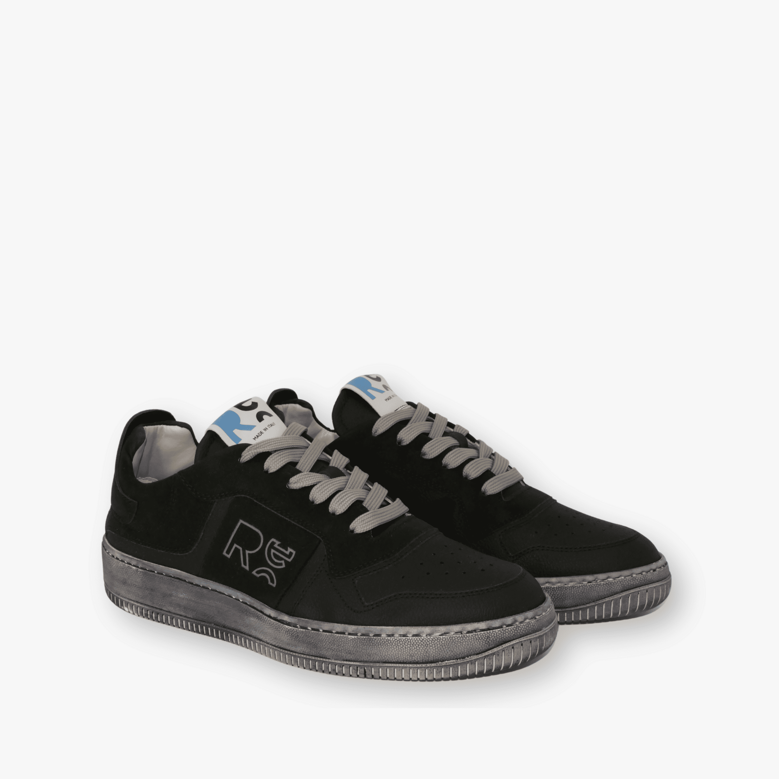 Sneakers RE black uomo in materiali riciclati – moda sostenibile Made in Italy